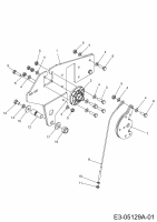 Ersatzteile Zubehör Kompakttraktoren Frontkuppeldreieck für CC 2000/3000 RD Serie, mechanisch Typ: 596-235-600  (2009) Träger links