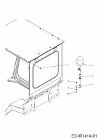 Ersatzteile Zubehör Kompakttraktoren Rundumkennleuchte für CC 2000/3000 RD Serie Typ: 596-239-600  (2013) Grundgerät