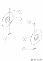 Ersatzteile MTD Motorhacke T 380 B Typ: 21C-382A602  (2009) Pflanzenschutzscheibe 