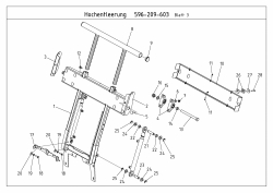 Ersatzteile Zubehör Kompakttraktoren Grasfangeinrichtung inkl. Entleerung für CC 2000/3000 RD Serie, 400 l Box mit Hochentleerung (nicht CC 2250 RD) Typ: 596-209-600  (2009) Träger Grasfangsack