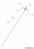 Ersatzteile MTD Motorhacke T/245 Typ: 21B-25MJ678  (2012) Gaszug 