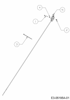 Ersatzteile MTD Motorhacke T/245 Typ: 21D-25MJ678  (2016) Gaszug 