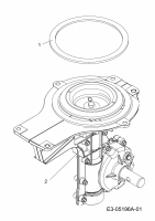 Ersatzteile MTD Motorhacke T/205 Typ: 21A-20MI678  (2013) Getriebe 