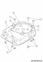 Ersatzteile MTD Motorhacke T/245 Typ: 21D-25MJ678  (2015) Rahmen Antrieb 