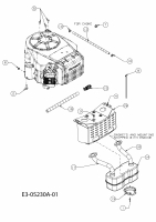 Ersatzteile Gutbrod Rasentraktoren GLX 122 RHL-SK Typ: 13A-516J690 (2009) Motorzubehör