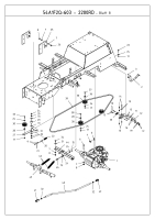 Cub Cadet Ersatzteile Kompakttraktoren CC 2200 RD 2 WD 54A1F2Q-603  (2010) Fahrantrieb, Mähwerksaushebung
