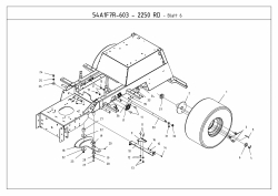 Cub Cadet Ersatzteile Kompakttraktoren CC 2250 RD 54A1F7R-603  (2010) Lenkung, Räder hinten