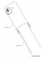 Ersatzteile MTD Elektro Rasenmäher ohne Antrieb Opti 3210 Typ: 18D-R0D-600  (2010) Schalter 