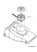 Ersatzteile Mastercut Elektromäher E 380 Typ: 18D-S0J-659  (2010) Elektromotor