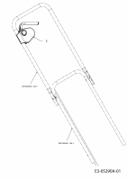 Ersatzteile MTD Elektro Rasenmäher ohne Antrieb Opti 3813 Typ: 18D-S0F-600  (2010) Schalter 