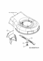 Ersatzteile M Tech Elektromäher M 1719 EHW Typ: 18A-11K-605  (2010) Messer