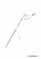Ersatzteile WOLF-Garten Rasentraktor Blue Power 92.160 H Typ: 13RT71RE650  (2012) Gaszug 