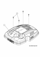 Ersatzteile M Tech Motormäher mit Antrieb M 4645 SP Typ: 12D-J2JS605  (2011) Motorabdeckung