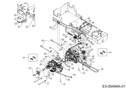 Cub Cadet Ersatzteile Zero Turn All Rounder 1050 17AI9BKP603  (2010) Fahrantrieb