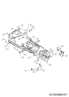 Cub Cadet Ersatzteile Zero Turn All Rounder 1050 17AI9BKP603  (2010) Rahmen