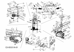 Ersatzteile Massey Ferguson Rasentraktoren MF 30-13 RH Typ: 13AY716A695  (2011) Fahrantrieb