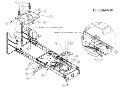 Ersatzteile Massey Ferguson Rasentraktoren MF 30-15 RH Typ: 13AV715A695  (2010) Rahmen