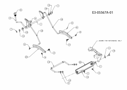 Ersatzteile Massey Ferguson Rasentraktoren MF 30-15 RH Typ: 13AV715A695  (2010) Mähwerksaushebung