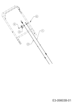 Cub Cadet Ersatzteile Motormäher mit Antrieb XM2 DR46SA 12ABYAKC603 (2019) Bowdenzüge