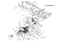 Cub Cadet Ersatzteile Gartentraktoren GT 1224 14AI94AP603  (2010) Fahrantrieb