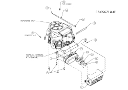 Cub Cadet Ersatzteile Gartentraktoren GT 1224 14AI94AP603  (2010) Motorzubehör