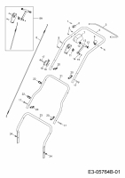 Ersatzteile WOLF-Garten Benzin Vertikutierer UV 35 B Typ: 3635000  (2015) Holm 