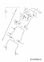 Ersatzteile WOLF-Garten Benzin Vertikutierer UV 35 B Typ: 3635009  (2013) Holm 