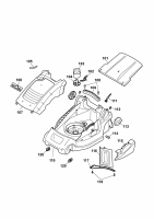 Ersatzteile WOLF-Garten Elektro Rasenmäher ohne Antrieb Compact plus 37 E Typ: 4907003 Serie G  (2010) Mähwerksgehäuse 