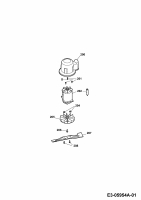 Ersatzteile WOLF-Garten Elektro Rasenmäher ohne Antrieb Power Wolf 16/40 Typ: 4969008 Serie D  (2010) Messer, Messeraufnahme, Motor 