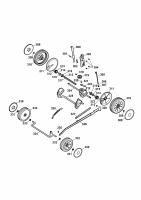 Ersatzteile WOLF-Garten Elektro Rasenmäher mit Antrieb Esprit 46 EA Typ: 4625000 Serie E  (2010) Höhenverstellung, Räder 