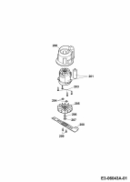 Ersatzteile WOLF-Garten Elektro Rasenmäher ohne Antrieb Power Edition 34 E Typ: 4924003 Serie G  (2011) Elektromotor, Messer 