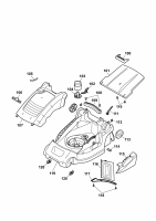 Ersatzteile WOLF-Garten Elektro Rasenmäher ohne Antrieb Power Edition 37 E Typ: 4927003 Serie G  (2011) Mähwerksgehäuse 