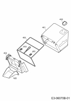 Ersatzteile WOLF-Garten Akku Rasenmäher ohne Antrieb Li-Ion Power 37 Typ: 4937000  (2015) Fangsack 