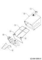 Ersatzteile WOLF-Garten Elektro Rasenmäher ohne Antrieb Expert 40 E Typ: 18CWH1K-650  (2019) Fangsack 