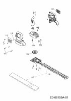 Ersatzteile WOLF-Garten Akku Heckenschere Li-Ion Power HSA 45 V Typ: 7420000  (2019) Messer