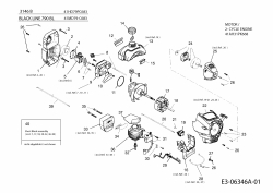 Ersatzteile Black-Line Motorsensen 3146 B Typ: 41HD79PC683  (2012) Motor