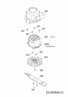 Ersatzteile WOLF-Garten Elektro Rasenmäher ohne Antrieb 2.32 E-1 Typ: 4905000  (2011) Messer, Motor 