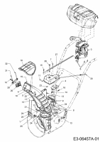 Ersatzteile WOLF-Garten Schneefräse Expert 6170 Typ: 31AW53TR650  (2013) Auswurfschacht, Joystick 