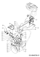 Cub Cadet Ersatzteile Schneefräsen 524 SWE 31AW53LR603  (2015) Auswurfschacht, Joystick