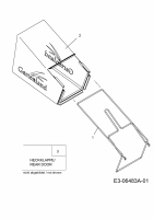 Ersatzteile Gartenland Motormäher 511.GLS 46 H Typ: 11C-J1JD640  (2010) Grasfangsack