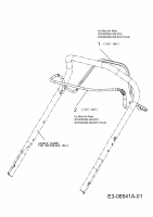 Ersatzteile Sterwins Motormäher mit Antrieb 530 BTC Typ: 12B-868F638  (2012) Schaltbügel
