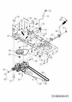 Ersatzteile Variolux Rasentraktoren V-RTS 130/96 T Typ: 13BH76TF620  (2011) Fahrantrieb