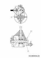 Ersatzteile Variolux Rasentraktoren V-RTS 130/96 T Typ: 13BH76TF620  (2011) Bremse