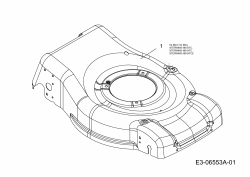 Ersatzteile Sterwins Motormäher mit Antrieb 460 BTC Typ: 12C-J64H638  (2011) Mähwerksgehäuse