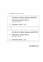 Ersatzteile Sterwins Motormäher mit Antrieb 460 BTC Typ: 12C-J64H638  (2012) Motorhaube B&S