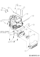 Cub Cadet Ersatzteile Gartentraktoren CC 1224 KHP 14BI94AP603  (2013) Motorzubehör