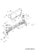 Cub Cadet Ersatzteile Gartentraktoren CC 1224 KHP 14BI94AP603  (2013) Vorderachse