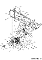 Cub Cadet Ersatzteile Gartentraktoren CC 1224 KHP 14BI94AP603  (2013) Fahrantrieb
