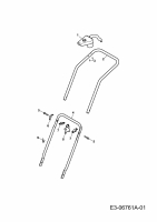 Ersatzteile Tchibo Elektromäher 2.34 E Typ: 276212  (2011) Holm, Schalter