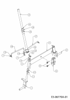 Ersatzteile Gutbrod Rasentraktoren JLX 60 RA Typ: 13C1054-490  (2011) Vorderachse